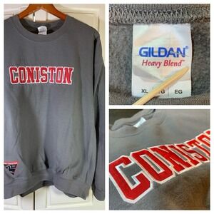 YMCA Camp Consistan‎ NH Gildan Heavy Blend Sweatshirt Mens XL Crew Neck HOLE